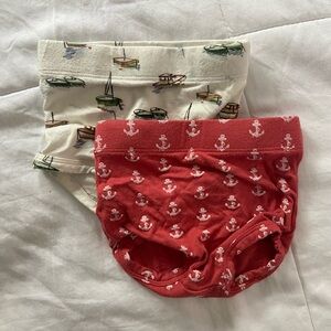 Kate Quinn Red and Cream Bloomer Set